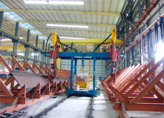 Coleman type submerged arc welding