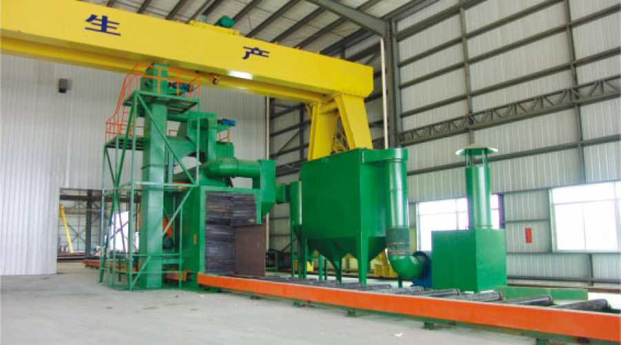 Automatic sandblasting machine