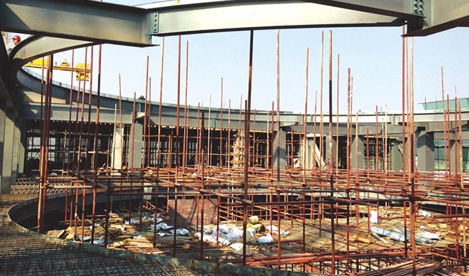 The steel structure project of Zengcheng Central Hospital