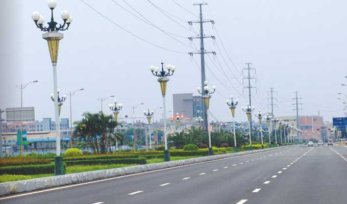 Shenzhen jewelry into road reconstruction